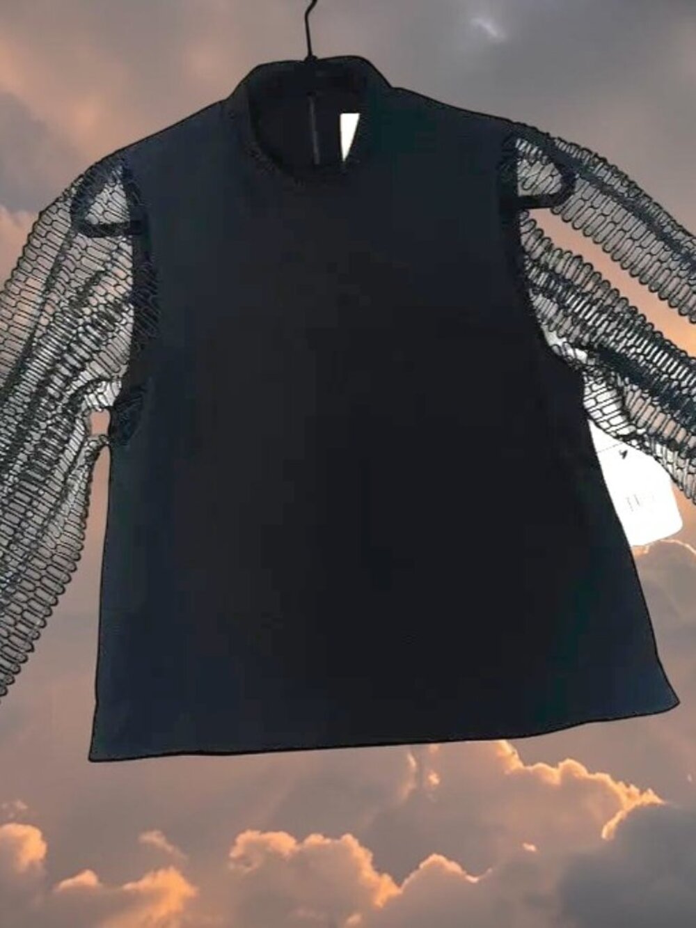 Prose and Poetry Open Sleeve Long Sleeve Top